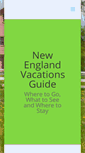 Mobile Screenshot of new-england-vacations-guide.com